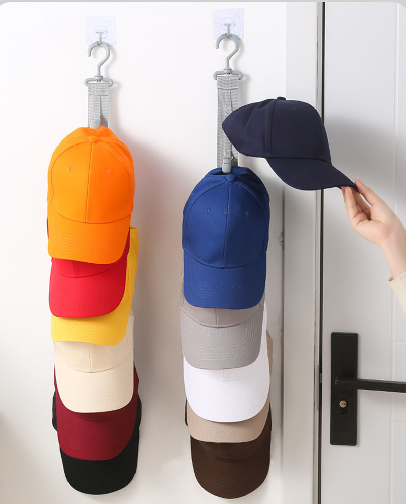 String Tension Clip - Wardrobe Hat Rack Hanging Rope Hat