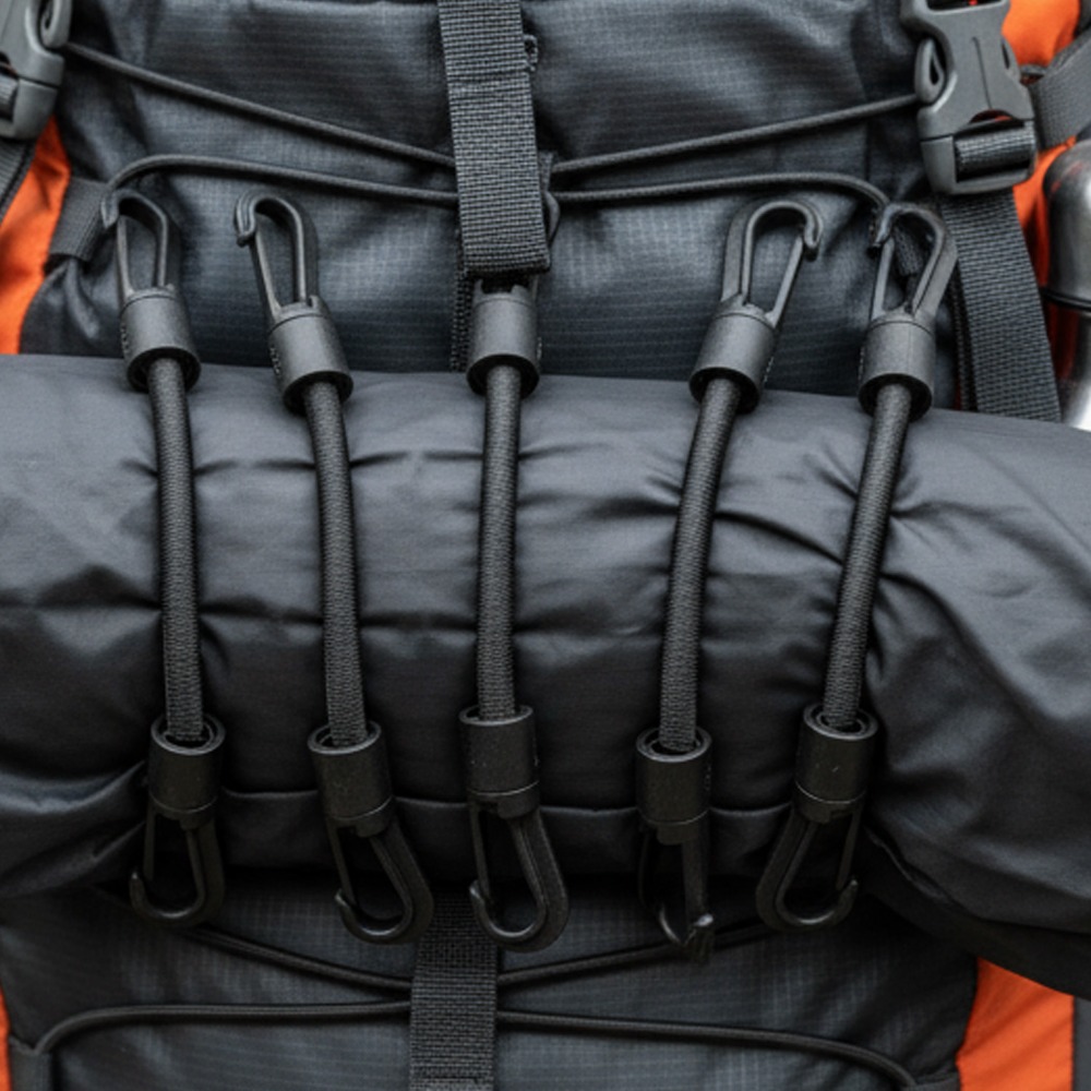 Shock Absorbing Bungee Cord wi - String Tension Clip recension och pris