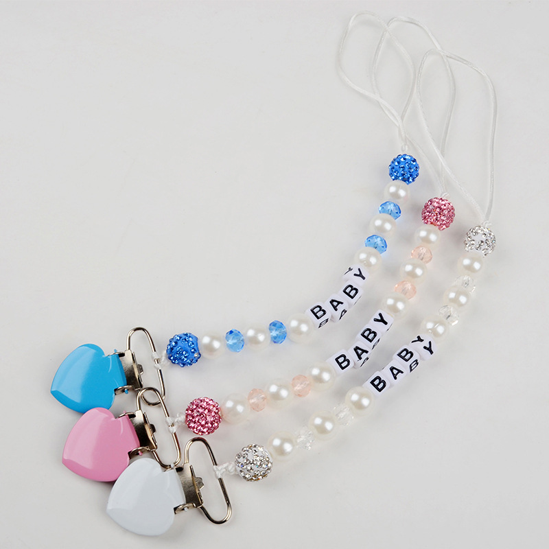 Pearl Pacifier Chain Clip for  - String Tension Clip recension och pris