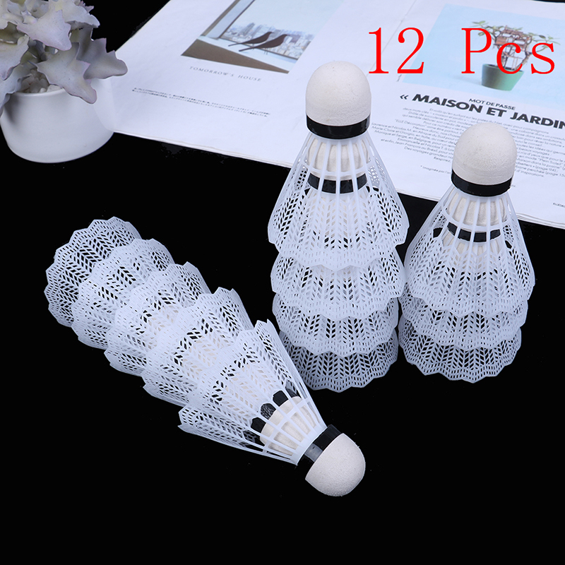 12Pcs Plastic Badminton Shuttl - Badminton Nylon Shuttlecock recension och pris