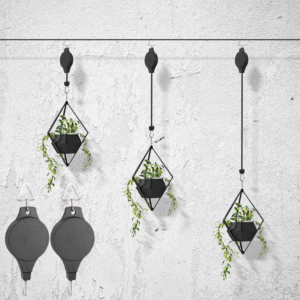 Retractable Plant Pulley Hangi - String Tension Clip recension och pris