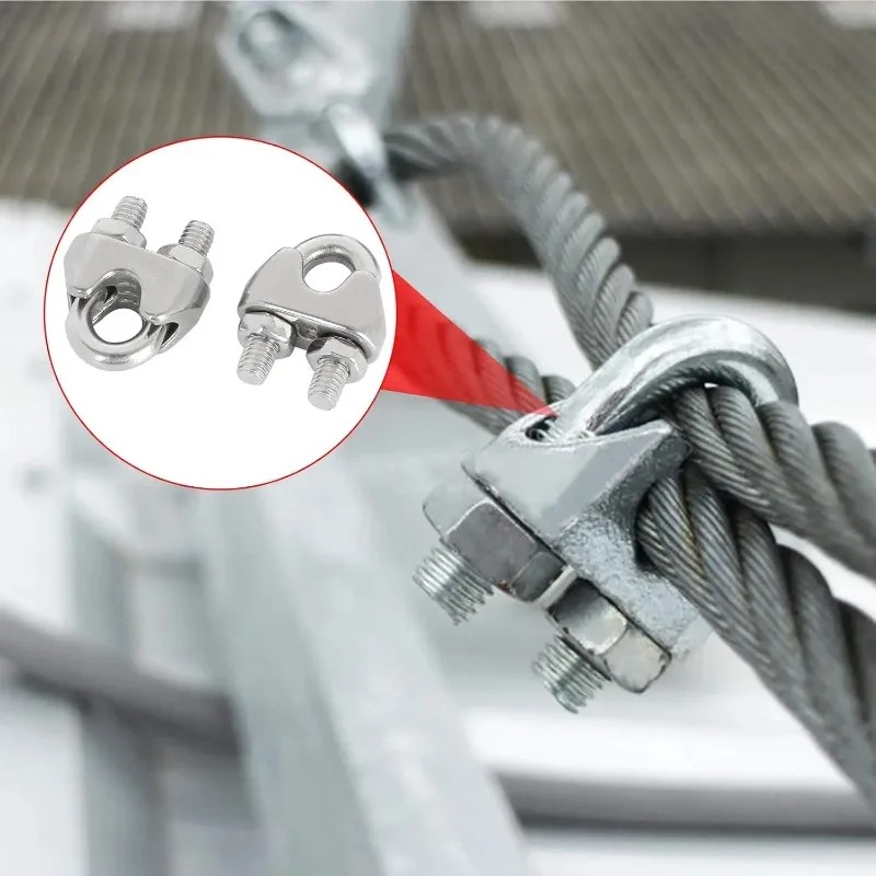 U-Bolt Cable Clamps Stainless  - String Tension Clip recension och pris