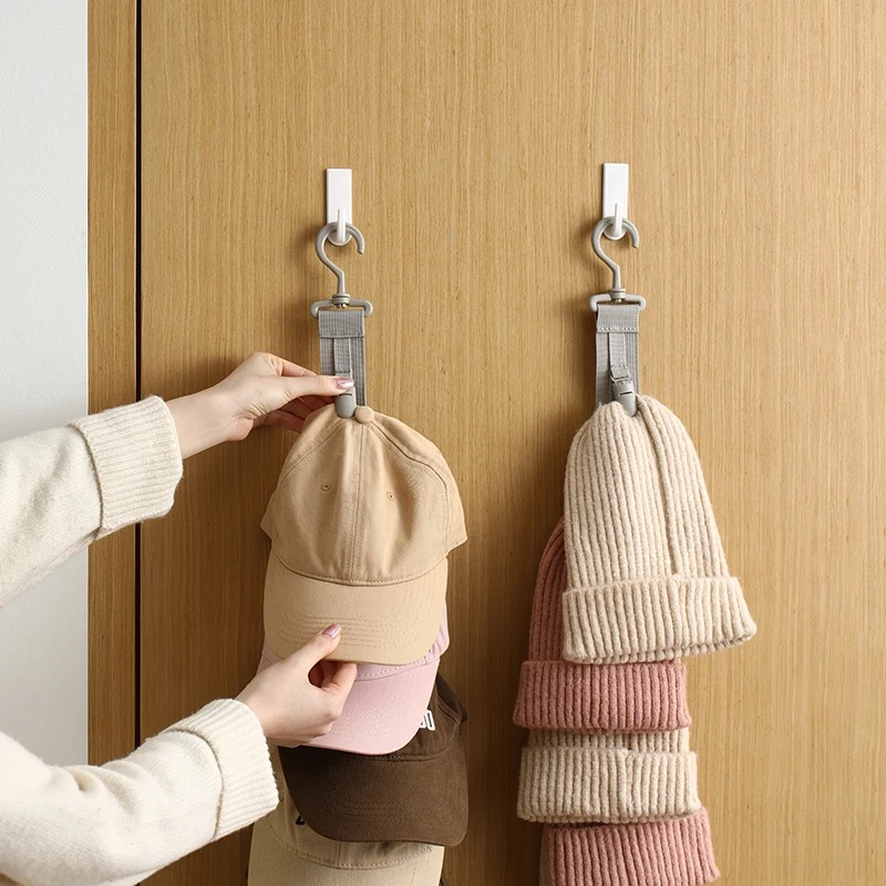 Wardrobe Hat Rack Hanging Rope - String Tension Clip recension och pris
