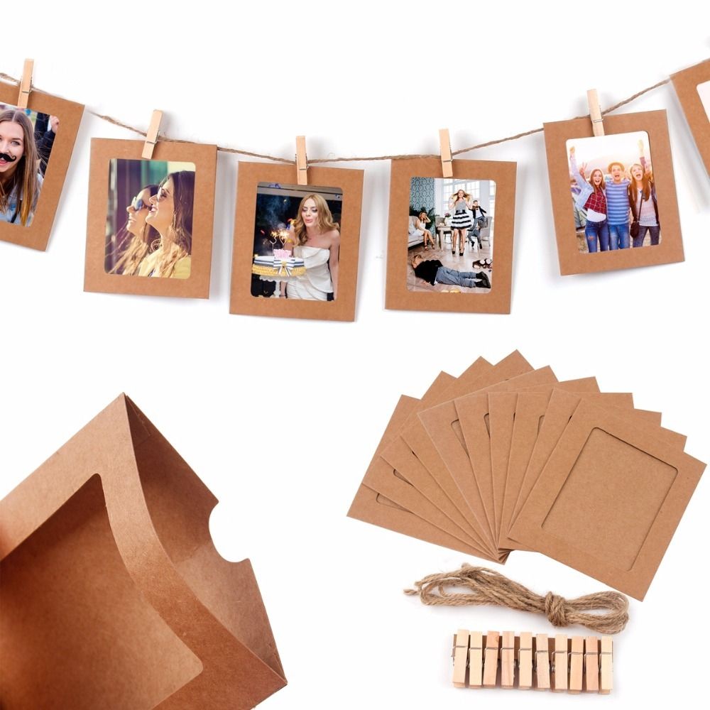 10Pcs DIY Craft Paper Photo Fr - String Tension Clip recension och pris