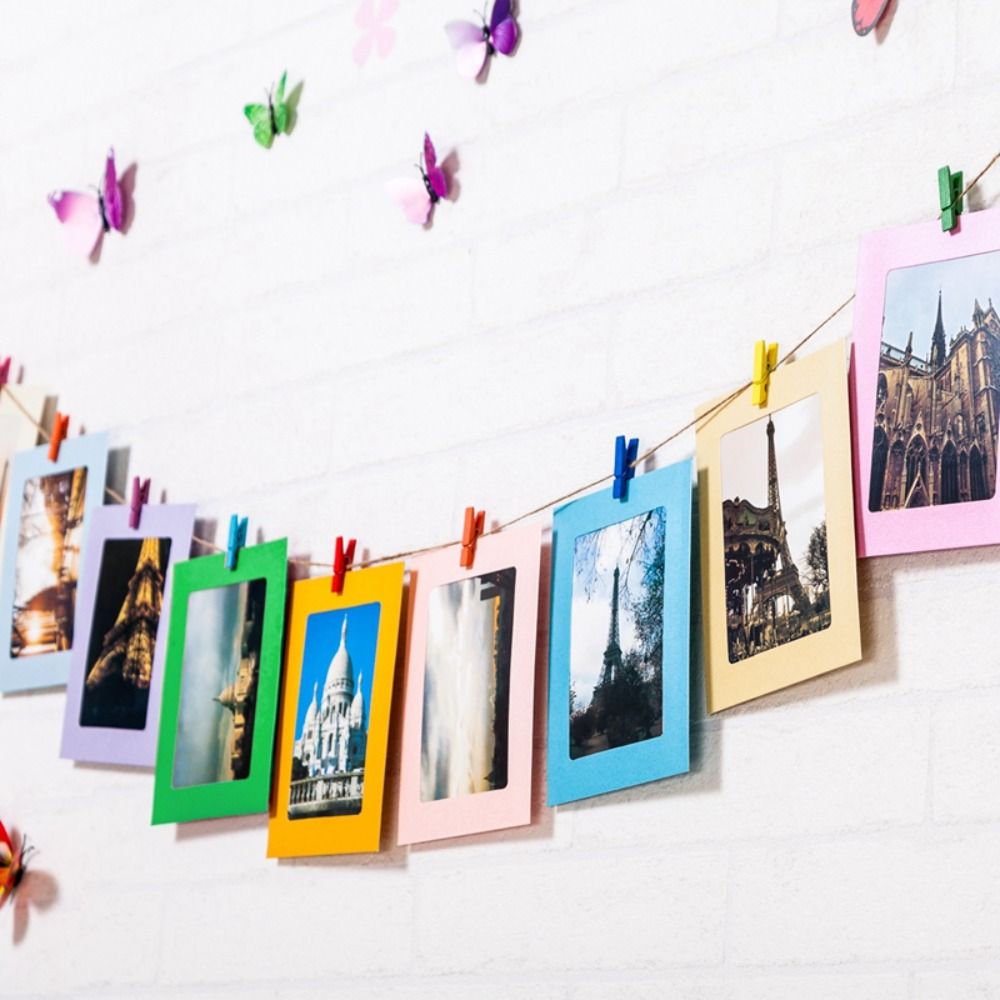 10Pcs DIY Craft Paper Photo Fr - String Tension Clip recension och pris