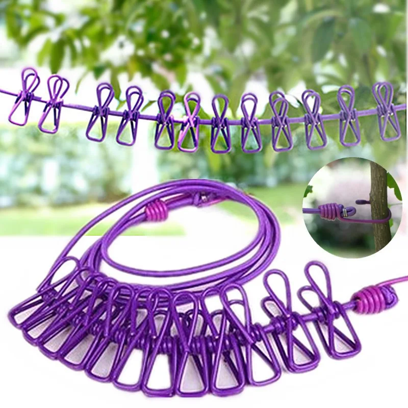4M Outdoor Camping Non-slip St - String Tension Clip recension och pris